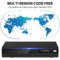 Jinhoo DVD Player for TV, DVD CD Player with HD 1080p Upscaling, HDMI & AV Output (HDMI & AV Cable Included), All-Region Free, Coaxial Port, USB Input, Remote Control Included
